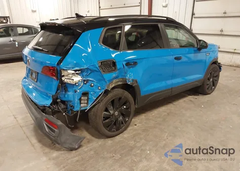 2024 Volkswagen Taos 1.5T Se Black из США, поврежденный, VIN 3VVLX7B21RM126346